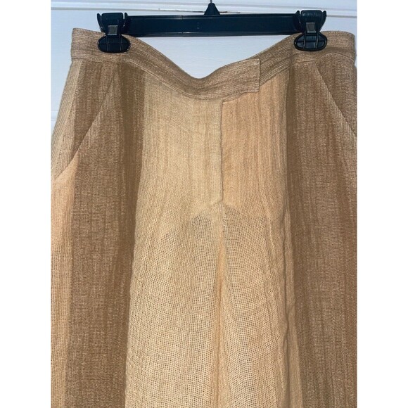 Lisa Marie Fernandez Wide Leg Gauze Linen Blend Pants size 3/M NWT - Picture 9 of 14